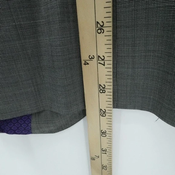 Ted Baker London Endurance Blazer Mens 40R Gray Nailhead Wool Tailored Business